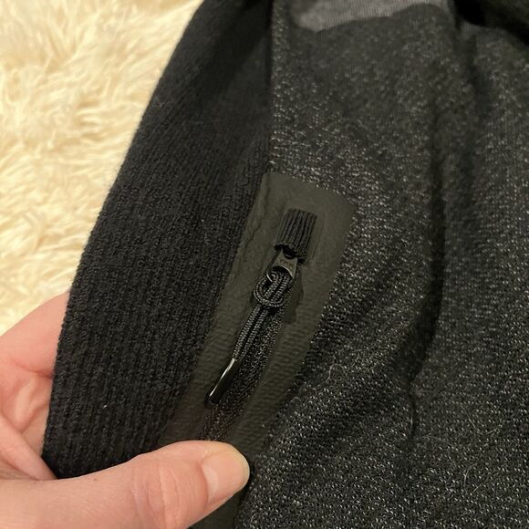 SMARTWOOL Intraknit Merino Full Zip Hoodie Black Women's Large EUC MSRP $240 - Picture 6 of 14